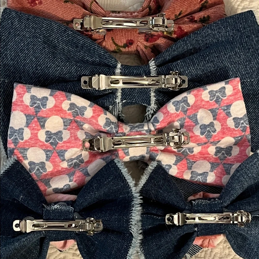 Kawaii Coquette Hairbow Bundle Lot Cottagecore Western Festival Preppy Bow